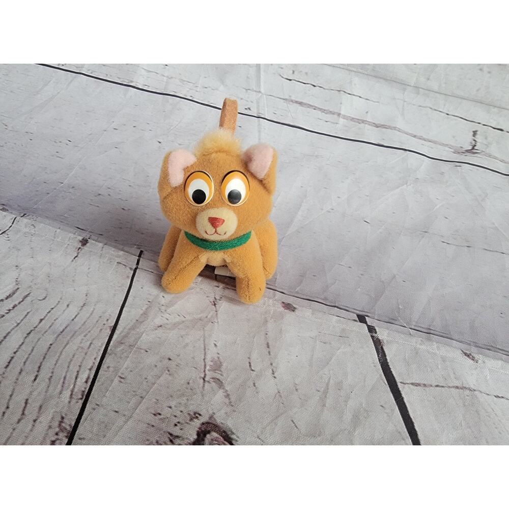 vintage McDonald's Toy Oliver The Cat Plush 3in Disney Oliver and Company